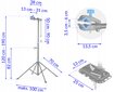 Dviračio stovas Stand, juodas kaina ir informacija | Kiti dviračių priedai ir aksesuarai | pigu.lt
