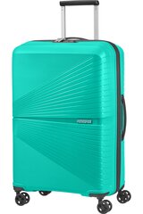 American Tourister средний чемодан Airconic Spinner Aqua Green M 67 см, голубой цена и информация | Чемоданы, дорожные сумки | pigu.lt