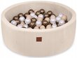 Kamuoliukų baseinas Infantilo 90x30 cm, 200 vnt, brown/beige kaina ir informacija | Žaislai kūdikiams | pigu.lt