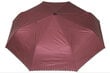 Automatinis moteriškas skėtis PARASOL, bordo spalvos metalo spalvos цена и информация | Moteriški skėčiai | pigu.lt