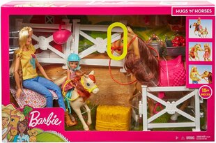 Lėlė Barbie žirgynas Hugs N Horses GLL70 kaina ir informacija | Žaislai mergaitėms | pigu.lt