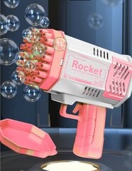 Elektroninis burbulų šautuvas, rožinis kaina ir informacija | Žaislai berniukams | pigu.lt