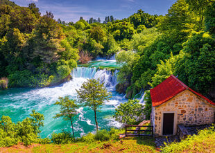 Пазл Alipson-Puzzle Водопады Крка, Хорватия 1000 шт. цена и информация | Пазлы | pigu.lt