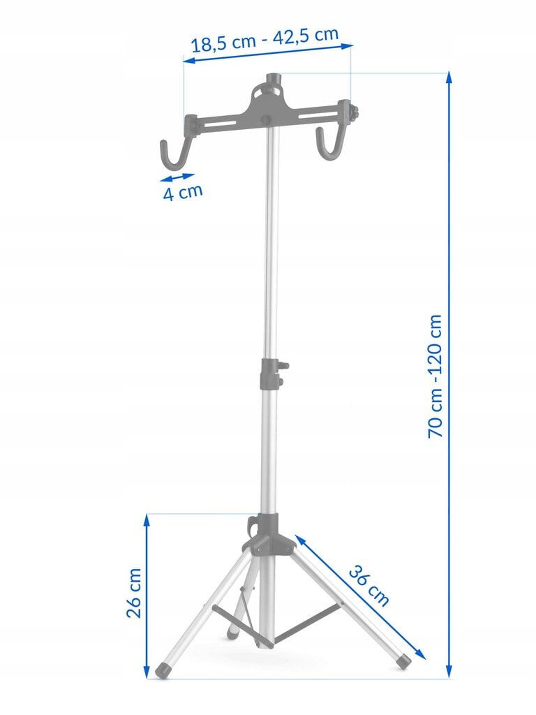 Dviračio stovas Stand, pilkas kaina ir informacija | Kiti dviračių priedai ir aksesuarai | pigu.lt