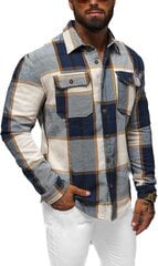 New Boy Рубашки Blue Grey MC727B MC727B/2XL kaina ir informacija | Рубашка мужская | pigu.lt