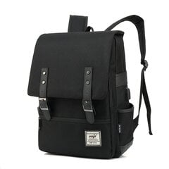 Классический дорожный рюкзак, черный цена и информация | Школьные рюкзаки, спортивные сумки | pigu.lt