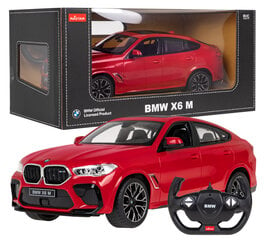 R/C automobilis BMW X6 M 1:14 Rastar raudonas kaina ir informacija | Žaislai berniukams | pigu.lt