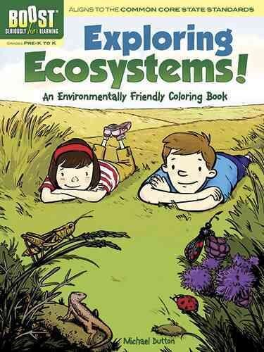 BOOST Exploring Ecosystems! An Environmentally Friendly Coloring Book цена и информация | Knygos mažiesiems | pigu.lt