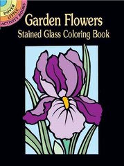 Garden Flowers Stained Glass Coloring Book kaina ir informacija | Knygos mažiesiems | pigu.lt