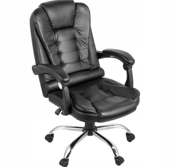 Biuro kėdė Belsi, juoda kaina ir informacija | Biuro kėdės | pigu.lt