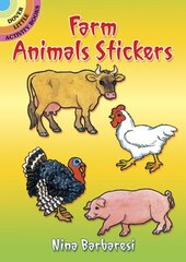 Farm Animals Stickers illustrated edition цена и информация | Книги для самых маленьких | pigu.lt