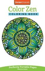 Color Zen Coloring Book: Perfectly Portable Pages цена и информация | Книги о питании и здоровом образе жизни | pigu.lt