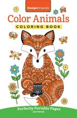 Color Animals Coloring Book: Perfectly Portable Pages цена и информация | Книги о питании и здоровом образе жизни | pigu.lt