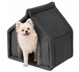 Sulankstomas guolis Doggy Diamond, įvairių dydžių, pilkas kaina ir informacija | Guoliai, pagalvėlės | pigu.lt