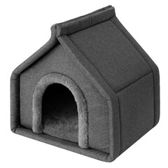 Лежак Doggy R2 52x42x47 см, темно-серый цвет цена и информация | Лежаки, домики | pigu.lt