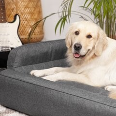 Лежак Doggy Paradise Inari, L 78x47 см, серый цена и информация | Doggy Товары для животных | pigu.lt