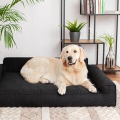 Лежак Doggy Glamour, L 78x53 см, черный цена и информация | Doggy Товары для животных | pigu.lt