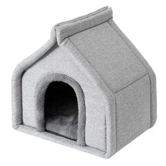 Лежак Doggy Diamond, R1 42x32x43 см, серый цена и информация | Лежаки, домики | pigu.lt