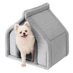 Лежак Doggy Diamond, R1 42x32x43 см, серый цена и информация | Лежаки, домики | pigu.lt