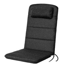 Kėdės pagalvėlė Hobbygarden Antonia, juoda kaina ir informacija | Pagalvės, užvalkalai, apsaugos | pigu.lt