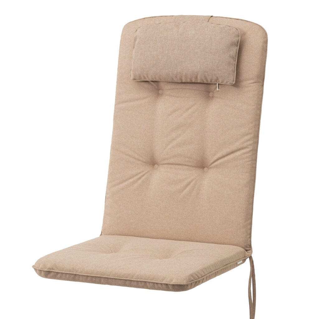 Kėdės pagalvėlė Hobbygarden Benita, smėlio spalvos kaina ir informacija | Pagalvės, užvalkalai, apsaugos | pigu.lt