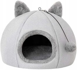 Лежак для кошки Doggy Kitty Head 45х45х33 см, серый цвет цена и информация | Doggy Товары для животных | pigu.lt