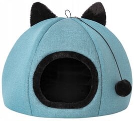Guolis katei Doggy Kitty Head, 45x45x33 cm, mėlynas kaina ir informacija | Guoliai, pagalvėlės | pigu.lt