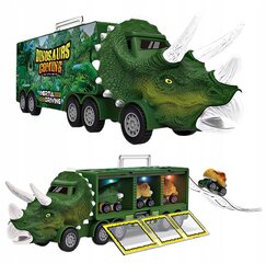 Большой тягач с машинами-динозаврами цена и информация | Игрушки для мальчиков | pigu.lt
