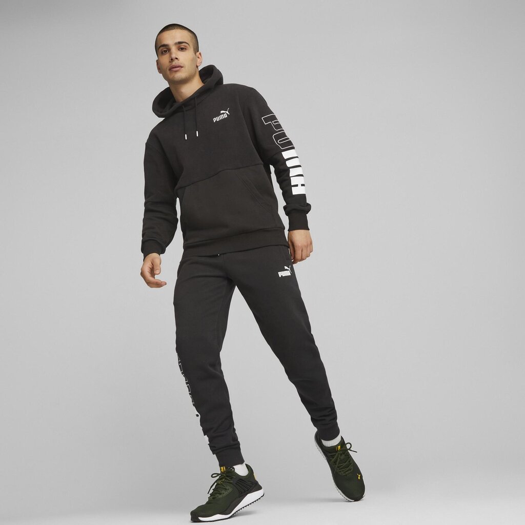 Puma džemperis vyrams Power Winterized Hoodie FL, juodas цена и информация | Džemperiai vyrams | pigu.lt