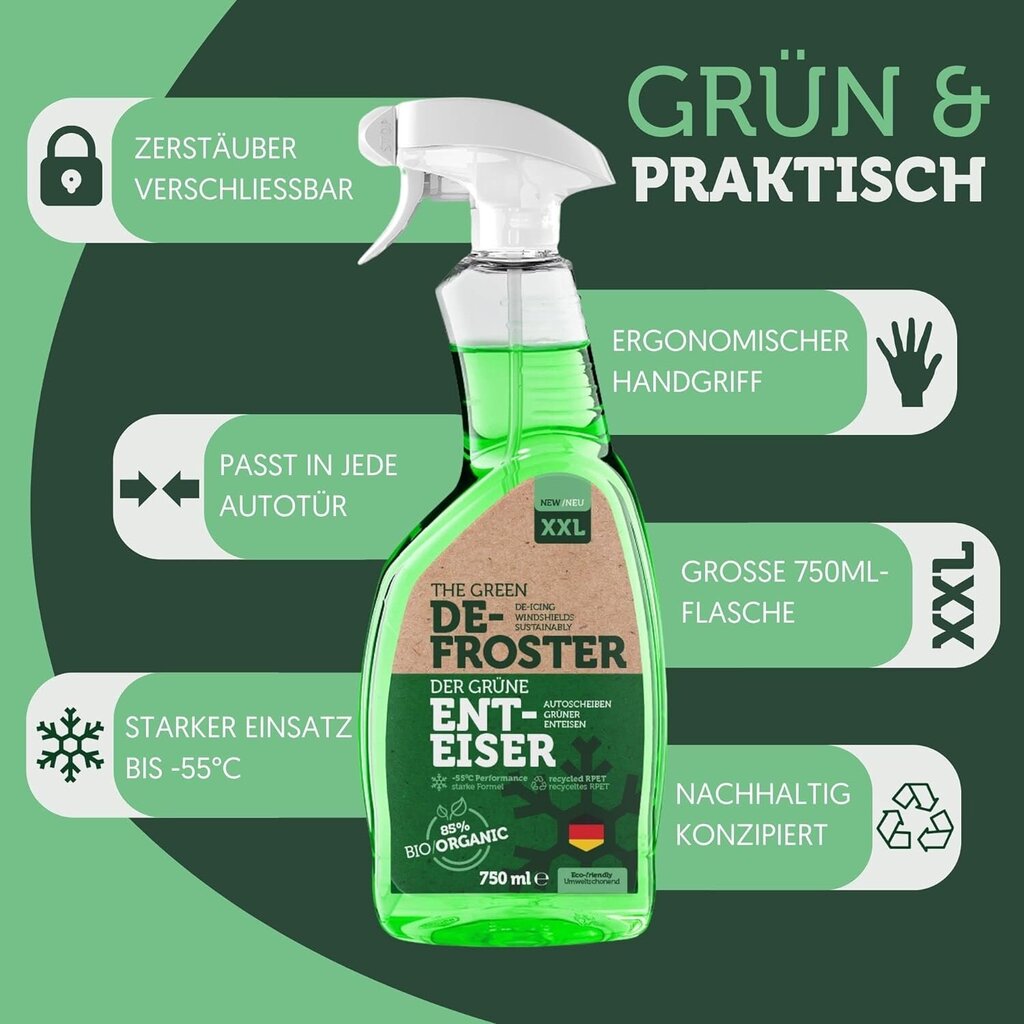 Bio Auto Enteiser Spray - Der Grüne Enteiser