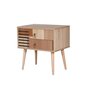 Naktinis staliukas Asir, 60x61x40cm, rudos/smėlio spalvos цена и информация | Spintelės prie lovos | pigu.lt
