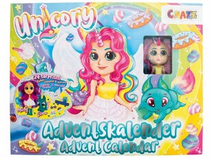 Advento kalendorius Craze Unicorn CR-22063 цена и информация | Игрушки для девочек | pigu.lt