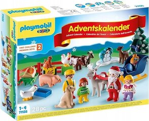 Advento kalendorius Playmobil Christmas on the Farm 71135 kaina ir informacija | Žaislai berniukams | pigu.lt