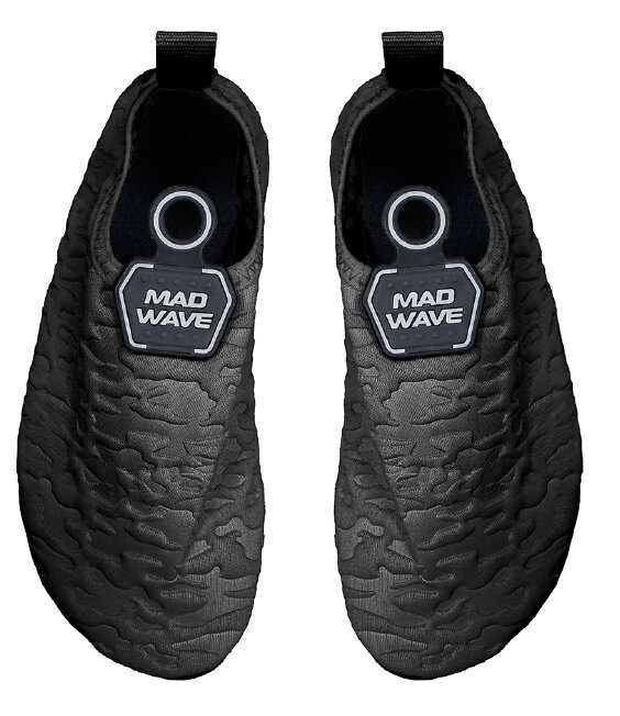 Vaikiškos baseino kojinės Mad Wave AntiSlip Flexfoot, juodos kaina ir informacija | Vandens batai | pigu.lt