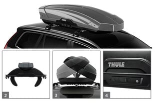 Багажный бокс на крышу Thule Motion XT L, серый цена и информация | Багажники на крышу | pigu.lt