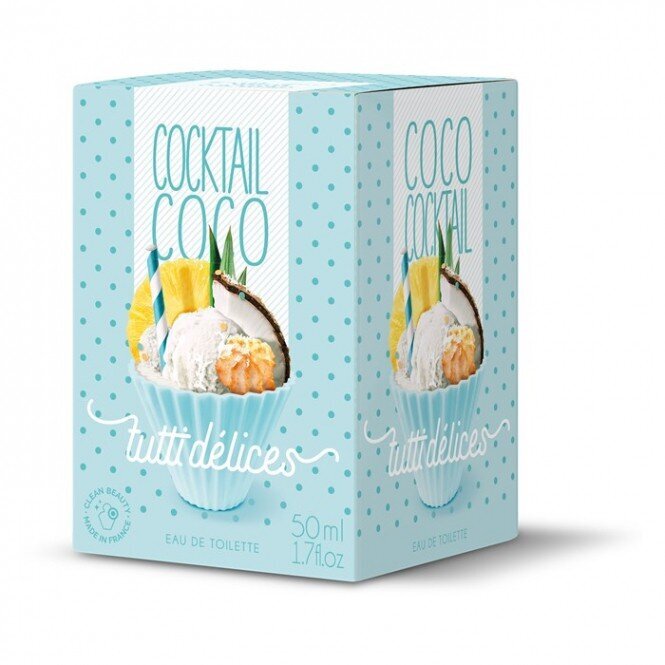 Tualetinis vanduo Tutti Delices Coconut Coctail EDT mergaitėms, 50 ml цена и информация | Kvepalai vaikams | pigu.lt