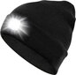 Kepurė su žibintuvėliu, juoda kaina ir informacija | Vyriški šalikai, kepurės, pirštinės | pigu.lt