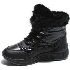 Žieminiai batai moterims Potocki, juodi kaina ir informacija | Aulinukai, ilgaauliai batai moterims | pigu.lt