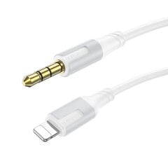 Borofone Cable BL19 Creator 2 in 1 - jack 3,5mm male to 2xjack 3,5mm female - 15 cm black цена и информация | Адаптеры, USB-разветвители | pigu.lt