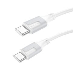 USB кабель Borofone BX101 USB-A to USB-C 1.0m белый цена и информация | Кабели для телефонов | pigu.lt