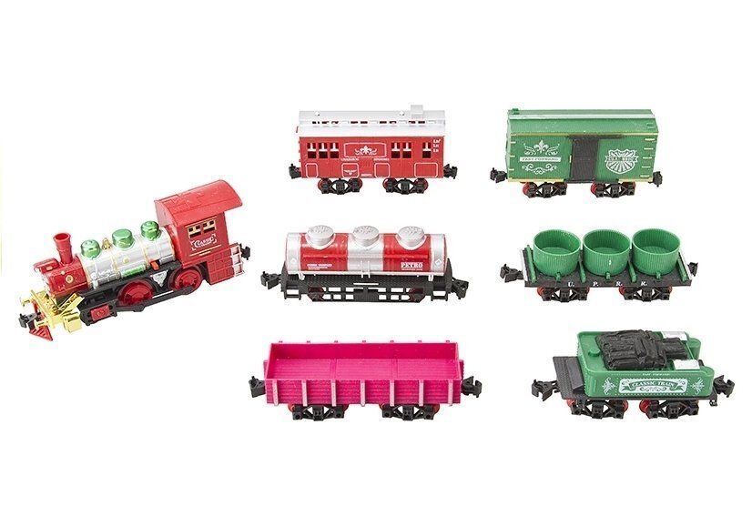 Žaislinis kalėdinis traukinukas Lean Toys, 23 d. kaina ir informacija | Žaislai berniukams | pigu.lt