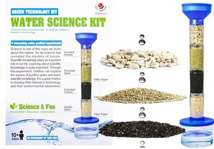 Eksperimentinis rinkinys Vandens filtravimo smėlio filtras Lean Toys, 13 d. цена и информация | Развивающие игрушки | pigu.lt
