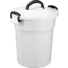 Контейнер для мусора Ecosolution 25L 37,5x37,5x39см тёмно-серый/жёлтый цена и информация | Мусорные баки | pigu.lt