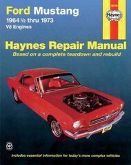 Ford Mustang, Mach 1, GT, Shelby, & Boss V-8 (1964-1973) Haynes Repair Manual (USA) цена и информация | Путеводители, путешествия | pigu.lt