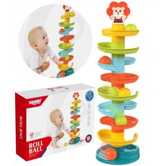 Набор башен со спиральными шариками WOOPIE цена и информация | Развивающие игрушки | pigu.lt
