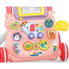 Интерактивная коляска со звуковыми эффектами WOOPIE BABY, розовая цена и информация | Игрушки для малышей | pigu.lt