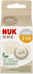 Соска NUK for Nature 1187, 0-6 мес, 2 штуки цена и информация | Пустышки | pigu.lt