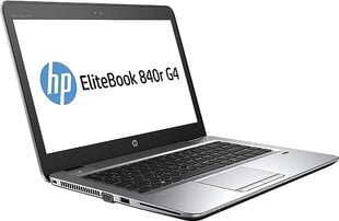 HP EliteBook 840 G3 14", Intel Core i5-6200U, 8GB, 256GB SSD, WIN 10, Sidabrinis цена и информация | Ноутбуки | pigu.lt