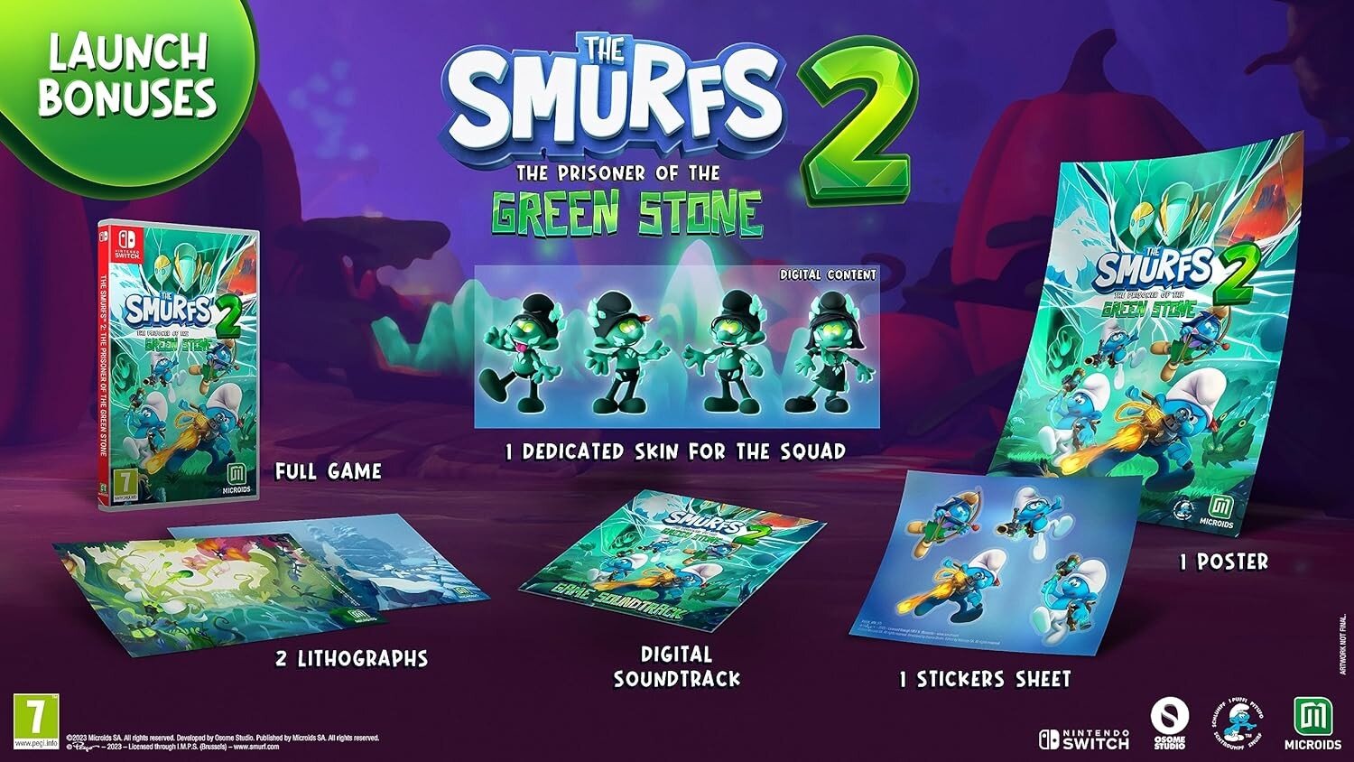 The Smurfs 2: Prisoner of the Green Stone PS5 kaina ir informacija | Kompiuteriniai žaidimai | pigu.lt