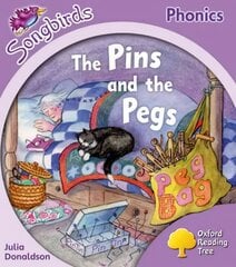 Oxford Reading Tree: Level 1plus: More Songbirds Phonics: The Pins and the Pegs, Level 1plus kaina ir informacija | Knygos paaugliams ir jaunimui | pigu.lt